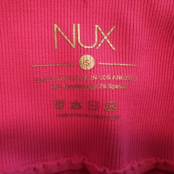 Nux Pink Seamless Leggings - Small - NWT - Picture 4 of 5